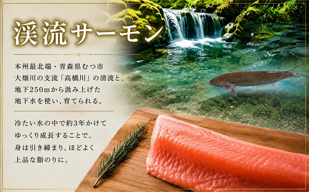 渓流サーモン　お刺身フィーレ　1kg