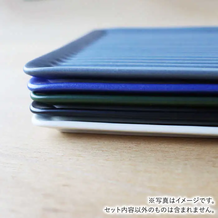 【波佐見焼】Omupan+ パン皿 3枚セット 15.5cm ブルーマット【Cheer house】[AC266]