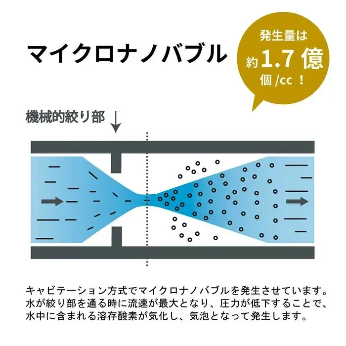 浄水×マイクロナノバブル シャワーヘッド　バブリージョワー2.0 [No.914] 