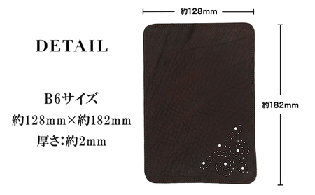 マウスパッド 本革 牛革 撥水 typeBブラウン マウスパッド【B6サイズ】