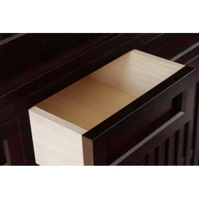 旭川家具 山室家具製作所 民芸家具 北の匠 No.2 水屋 120 カバ 【 国産 無垢 インテリア 木製 収納 民芸 ダイニングボード 食器棚 キッチンボード ダイニング キッチン 北海道 】 _03407
