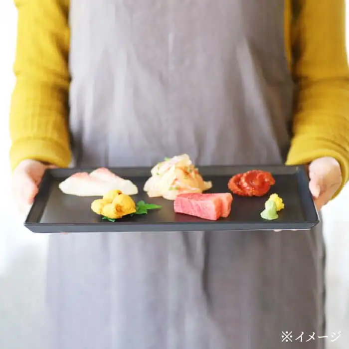 【波佐見焼】十草長角大皿 スカイブルー 1枚【永泉】[MC69]