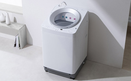 全自動洗濯機 8kg 洗剤自動投入 TCW-80A01-W ホワイト