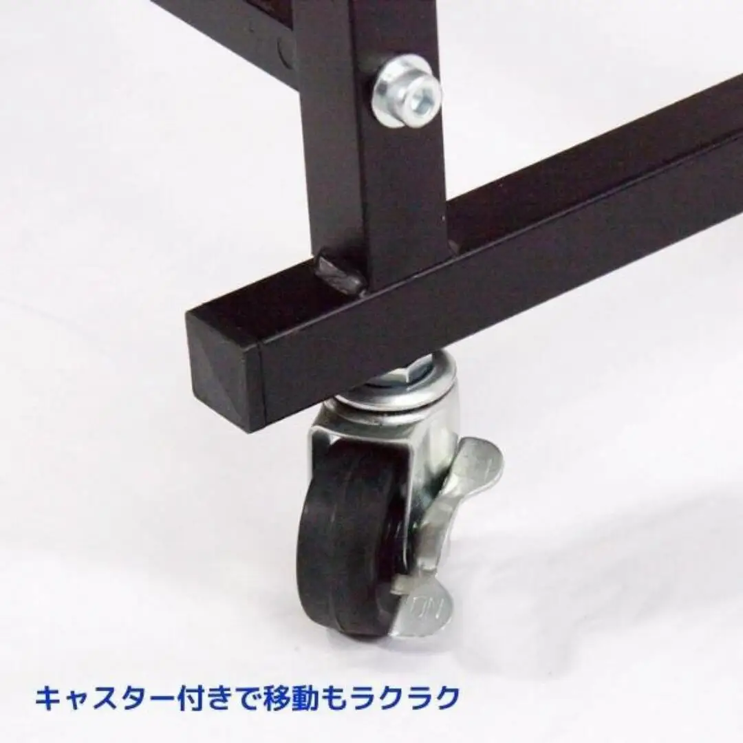 タイヤラック ダブルロック付 g-578 タイヤ収納 スタンドロック キャスター付き ロック機能付き カバー付き 転倒防止 [キープロダクション] 【056S006】