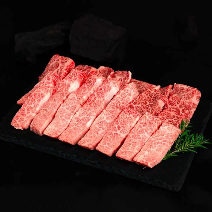 博多和牛 厚切り カルビ 500g 糸島市 / 幸栄物産 焼肉 バラ [ABH048]