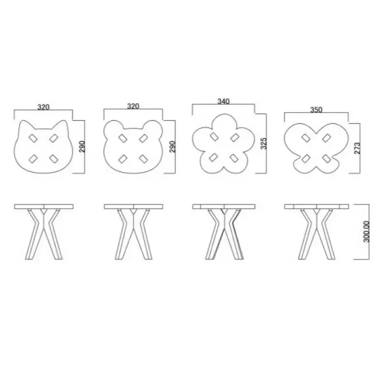 木製イス 《ねこ》 OTOMO STOOL mini 【1778-2】