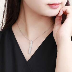 Deliciae パヴェ ペンダントネックレス エレガントウェーブ（波） 天然ダイヤモンド【0.52ct】 PT950kf　カード鑑別書付　KFPN24-1