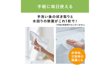 ペーパータオル 濡れると99％除菌ペーパータオル 厚手 JPT-120