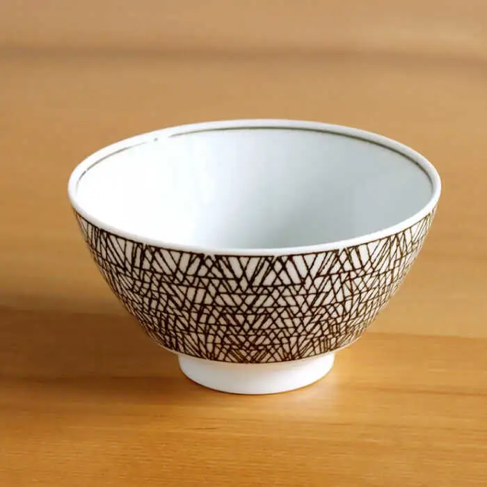 【白山陶器】【グラフ】飯碗(大) 3色セット【波佐見焼】[TA168]