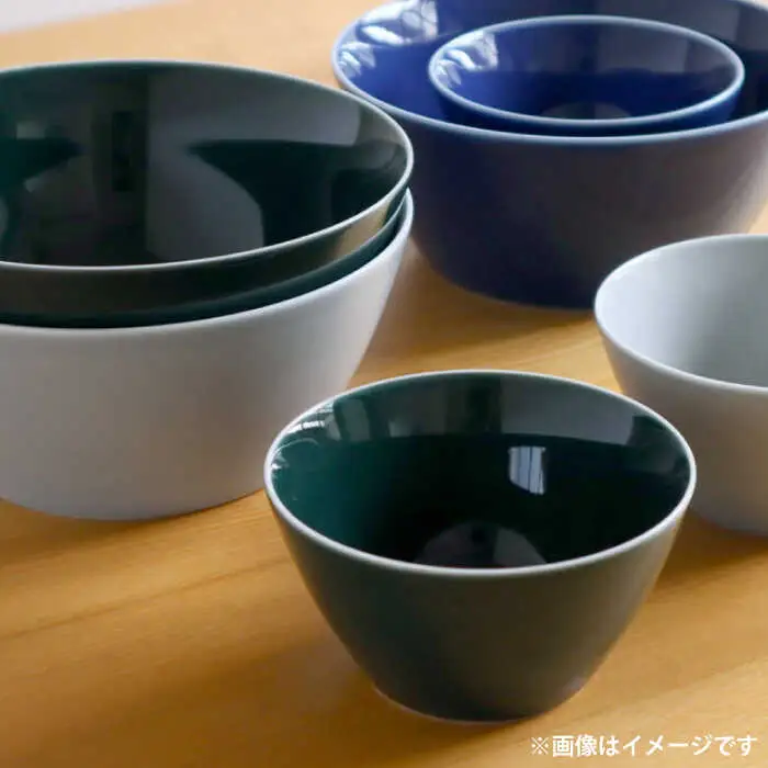 【白山陶器】【ビスタ】深鉢(小) 深緑 2枚セット【波佐見焼】[TA175]