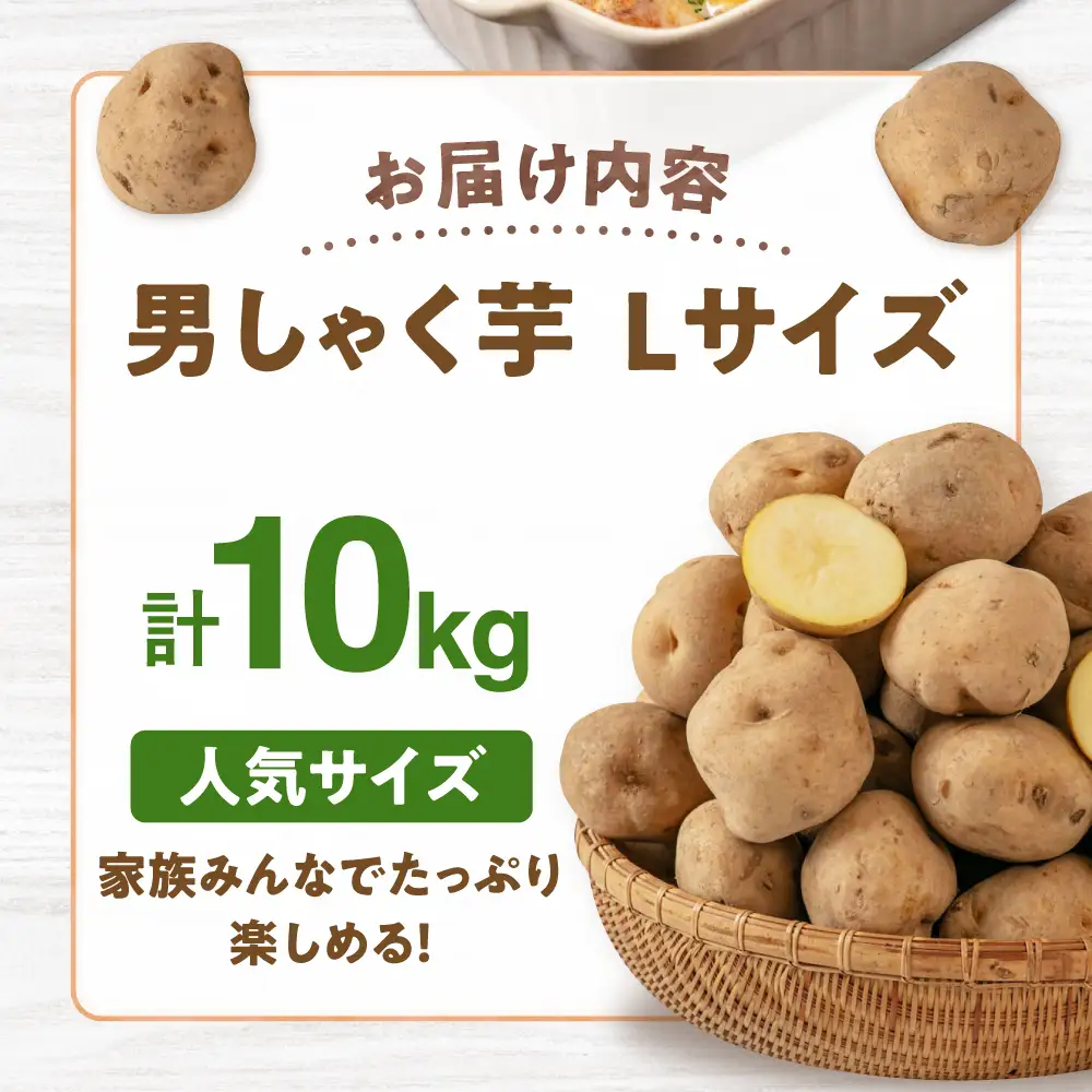 先行予約】じゃがいも 男爵芋 10kg [AJAK008] じゃがいも | 北海道