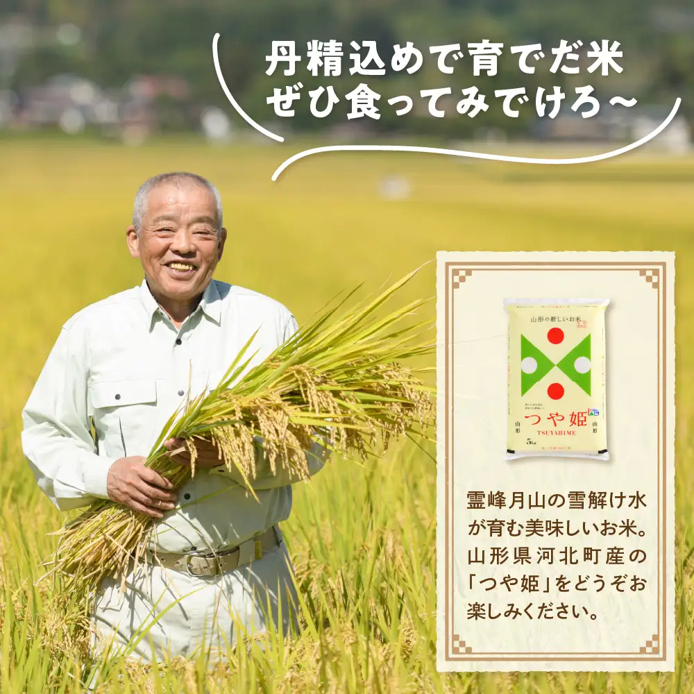 定期便 令和8年産 特別栽培米 つや姫 30kg (10kg×3回) 4月上旬スタート