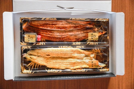[特大] 国産 関西風地焼き うなぎ【白焼】2尾 360g以上 ｜ うなぎ 泉大津 鰻 蒲焼き 冷凍鰻 活鰻 鰻次郎 うな重 土用の丑の日 お取り寄せ 高級 うなぎの日 ウナギ unagi [4696]
