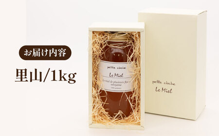 はちみつ 里山 1kg VAR006 天然 非加熱 純粋 生 はちみつ 蜂蜜