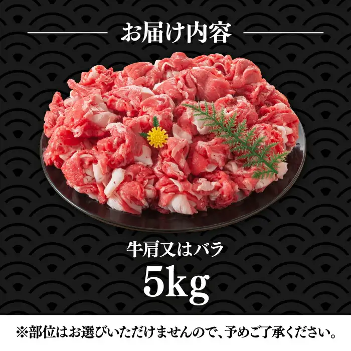 博多和牛 切り落とし 5kg [VBB026] 牛切り落とし 大容量
