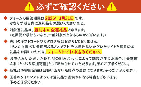 【あとから選べる】豊前市ふるさとギフト 10万円分  VZZ010 あとから選べる