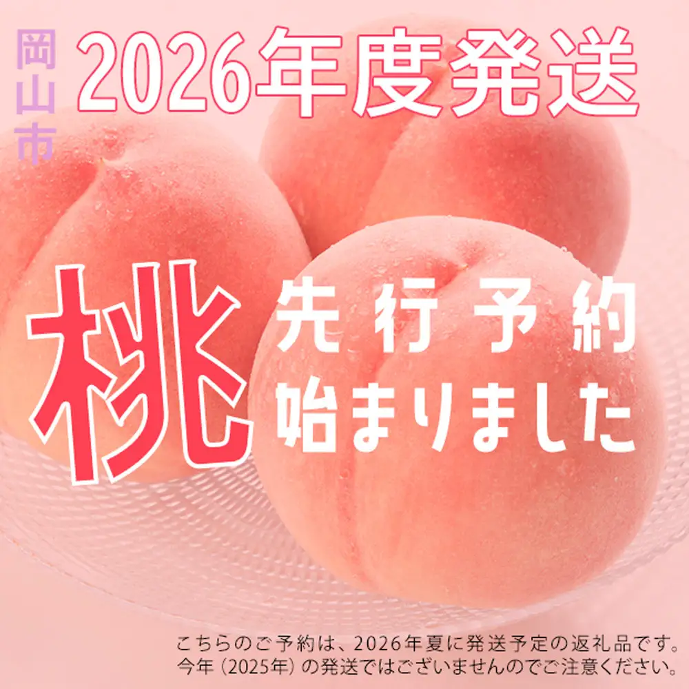 2026年 先行予約 岡山県産   白 桃   エース 約1.2kg（4～8玉）｜ 桃