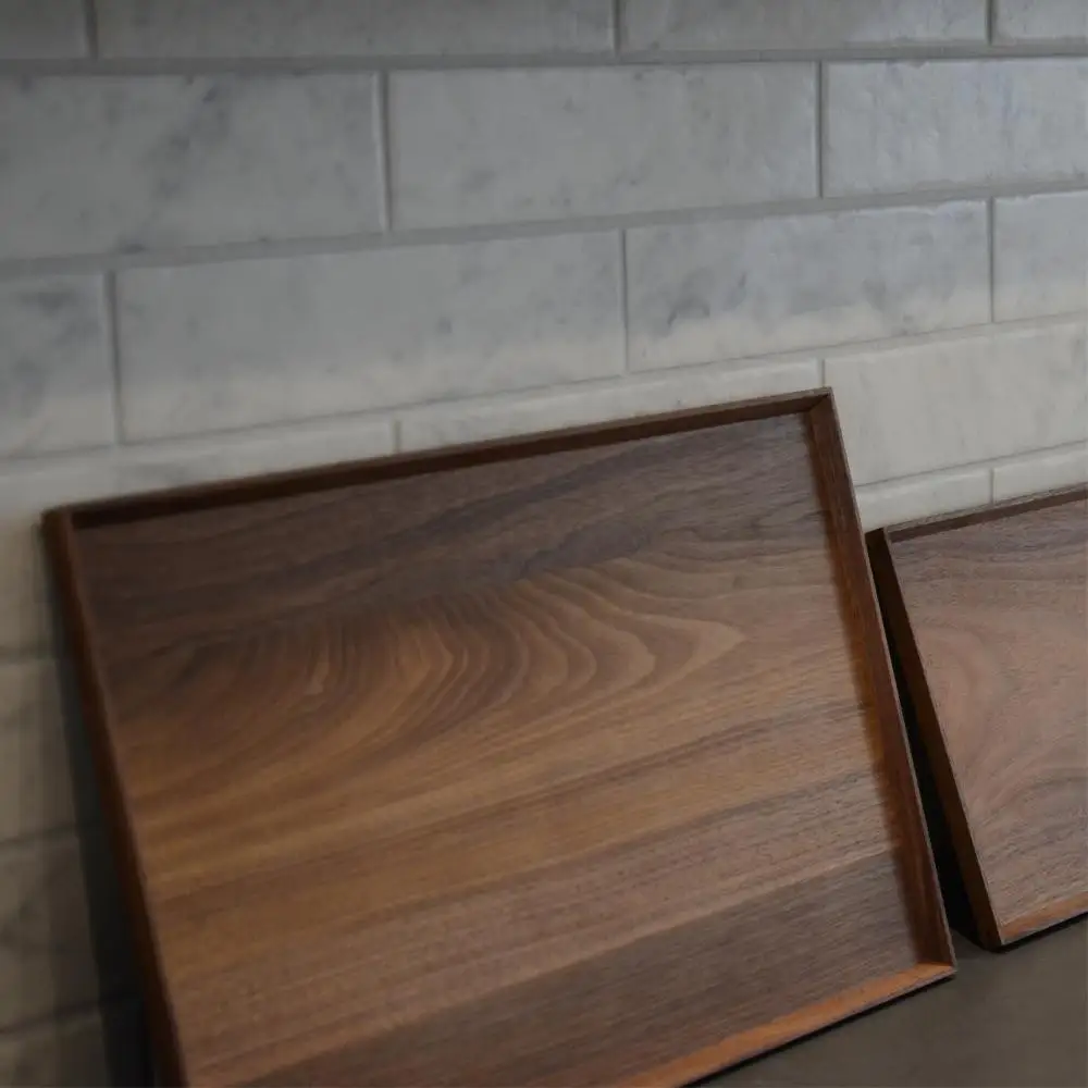 【FILE FURNITURE WORKS】木製トレー(W45×D30)/ウォールナット/L｜京都 家具 人気ブランド 国産家具
