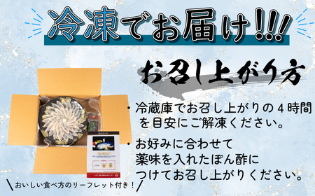 【とらふぐ刺身】 9人前 180g 冷凍 ふぐ BV