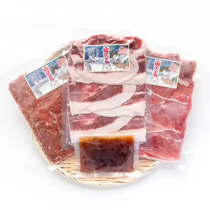 イノシシ鍋（山椒つくね入り） 約650g