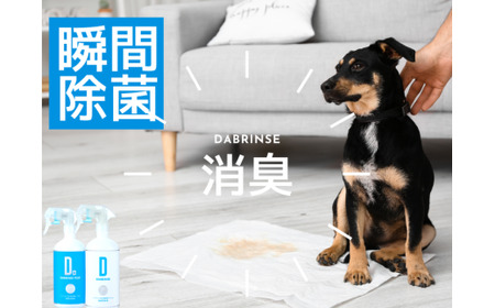 消えるニオイ さよならウイルス【除菌消臭剤】DABRINSE PLUS(200ppm)5本セット｜除菌スプレー 消臭スプレー 空間除菌 ペット消臭 衣類消臭 キッチン除菌 食中毒予防 マスク トイレ 高機能 安全