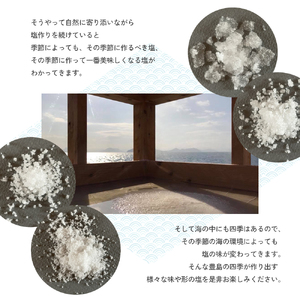 【 小豆島 】【予約商品】太陽と風がつくる豊島の海を丸ごととじ込めた塩（夏しおと冬しお）※2026年2月より随時発　塩 しお 天日塩 調味料 豊島 香川 香川県 土庄 土庄町 