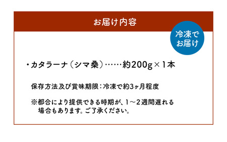 カタラーナ ( シマ桑 )  約200g × 1本 C035-010 冷凍 菓子 お菓子 スイーツ プリン 焼きプリン