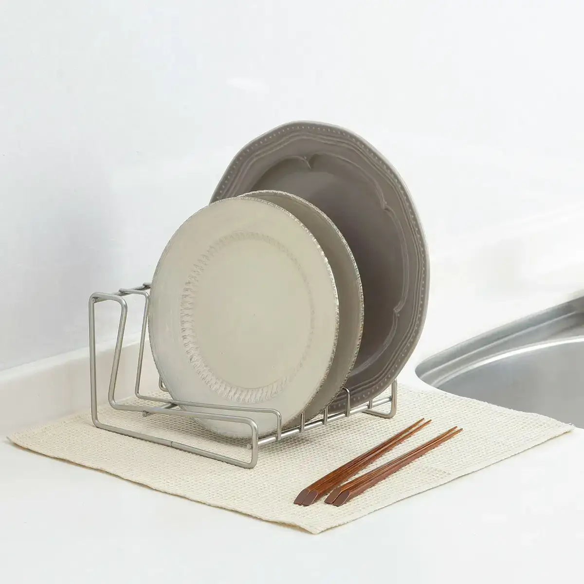 [家事問屋] ディッシュスタンド18 食器収納 食器棚収納 キッチン収納 スペース活用 キッチン用品 燕三条製 下村企販 新生活 新生活【010S474】