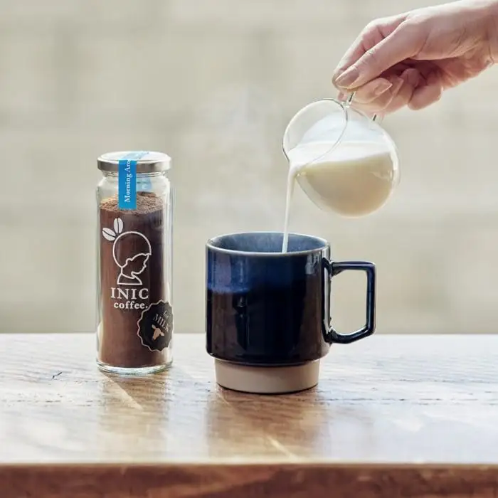 カフェオレ スティック INIC coffee モーニングアロマ 12本 粉末 スティックコーヒー 極上 本格的 持ち運び オフィス 個包装 砂糖不使用 イニック インスタントを超える味