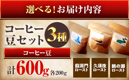 珈琲600g 小浜セット(豆) / コーヒー 珈琲  美味しい 小浜市 / topiv [BFAI016]