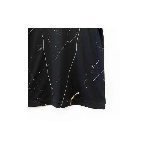 手描きTシャツ calm カーム オリジナル 黒 フリーサイズ ユニセックス【受注制作】