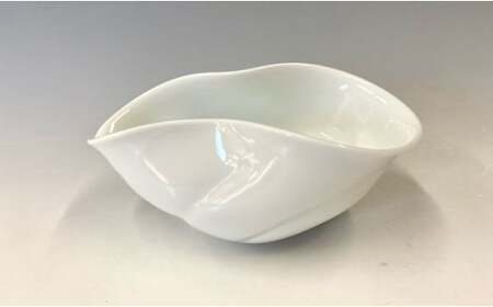 有田焼 白磁片口【中仙窯・中尾純作】作家 中尾純 作家物 白磁 白 酒器 酒 片口 日本酒 伝統工芸 和食 日本食 器 うつわ A70-191