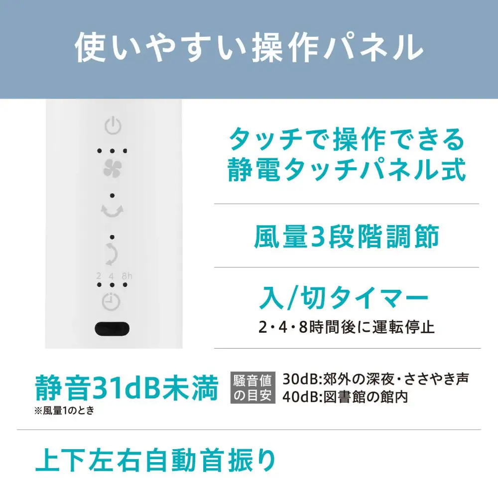 サーキュレーター 扇風機 AC スタンドファン マイコン式 アイリスオーヤマ STF-AC15TEC-W ホワイト