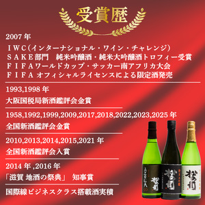 日本酒 松の司 純米吟醸 「みずき」 1本 金賞 受賞酒造