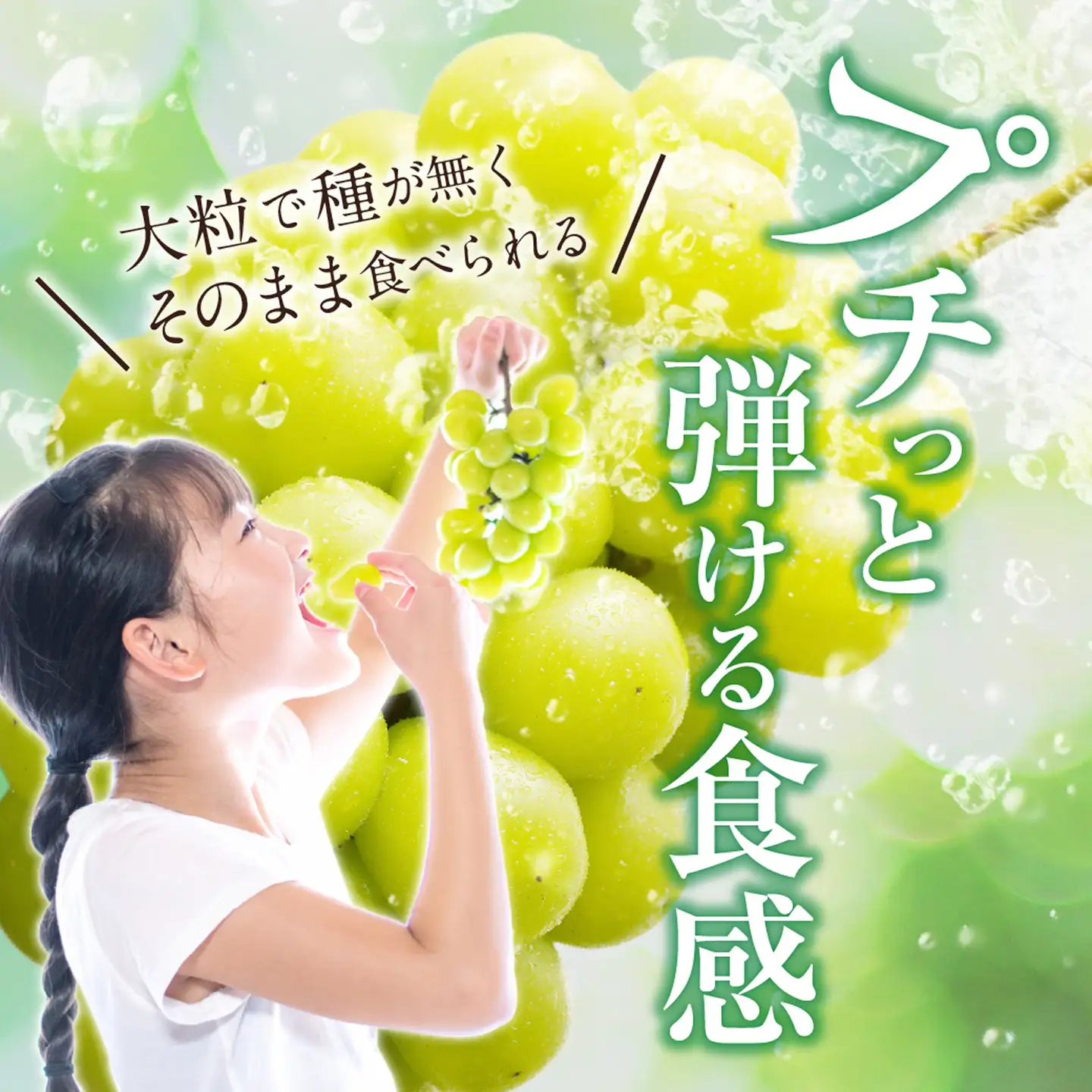 岡山県産 シャインマスカット 晴王 秀品 特大サイズ 2房・約2kg 【シャインマスカット】hz-s