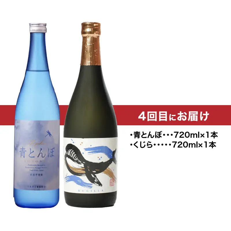 2439  【 全4回 定期便 】【 地元酒屋さんおススメ 】720ml ・ 飲み比べ KN031-T04 酒 焼酎