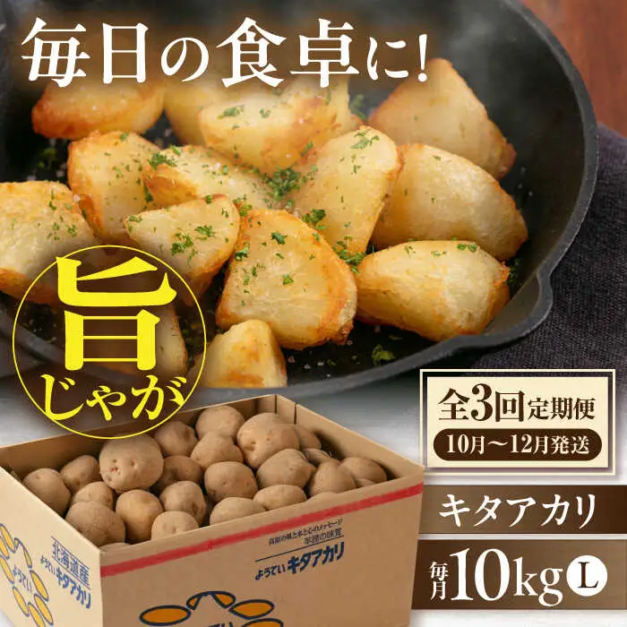 【全3回定期便】【10月〜12月発送】キタアカリ 10kg [AJAK019] じゃがいも 