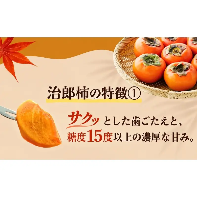 柿 遠州森の治郎柿 秋の味覚 フルーツ くだもの 柿