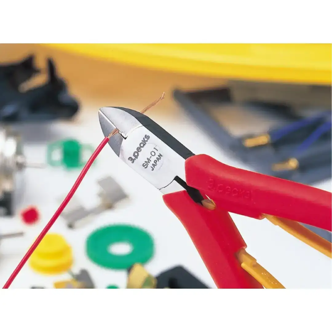 ホビー用ニッパ ＆ 丸ペンチ ＆ 平ペンチセット (SM‐01 SM‐08 SM-09) [3.peaks（スリーピークス）] 模型工具 プラモデル ニッパ ペンチ 【029S020】