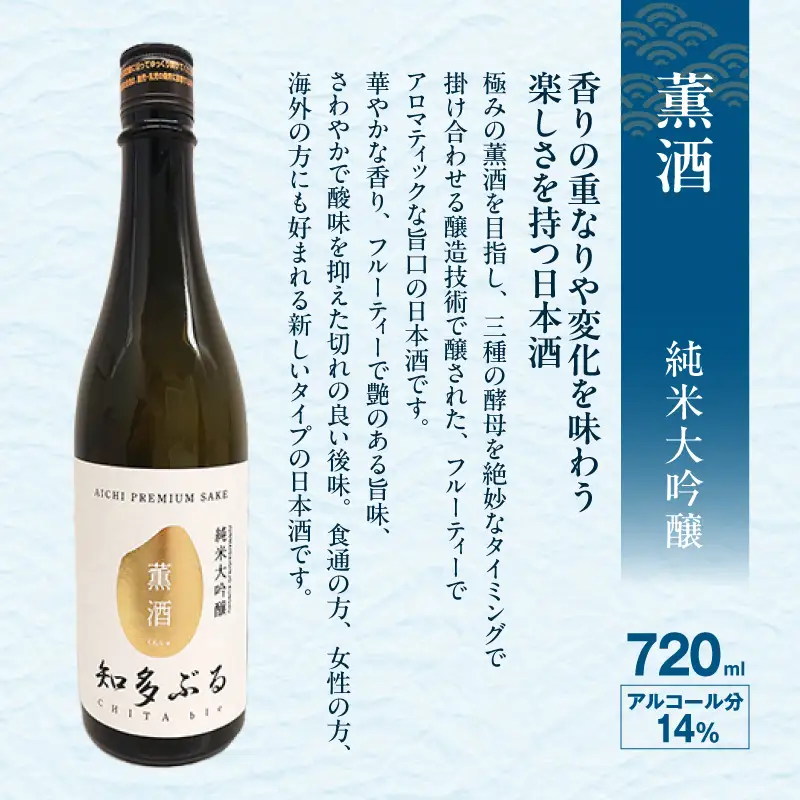 【愛知の酒米】日本酒・知多ぶる　2本セット　火入れ酒　各720ml｜日本酒 お酒
