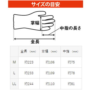 手袋 快適ラバース 1袋(5双)｜グリップ フィット感 伸縮 快適 すべり止め 作業用 園芸 農作業 運送 土木 建設 サイズを選べる