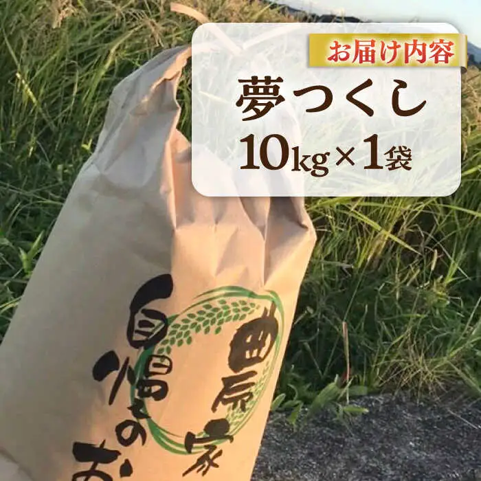 【先行予約】新米 津田くん農園の夢つくし 10kg [VDG002] 米 白米 お米 ご飯