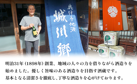 ＜日本酒 城川郷「純米吟醸」「純米大吟醸」飲み比べセット 720ml×2本＞ お酒 さけ ギフト 贈り物 贈答用 お祝い 御祝い 内祝い 家飲み 宅飲み お酒セット 乾杯 特産品 中城本家酒造 愛媛県 西予市【常温】『1か月以内に順次出荷予定』SNH0002