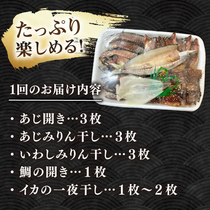 【全3回定期便】厳選 干物 セット [JAQ017] ひもの