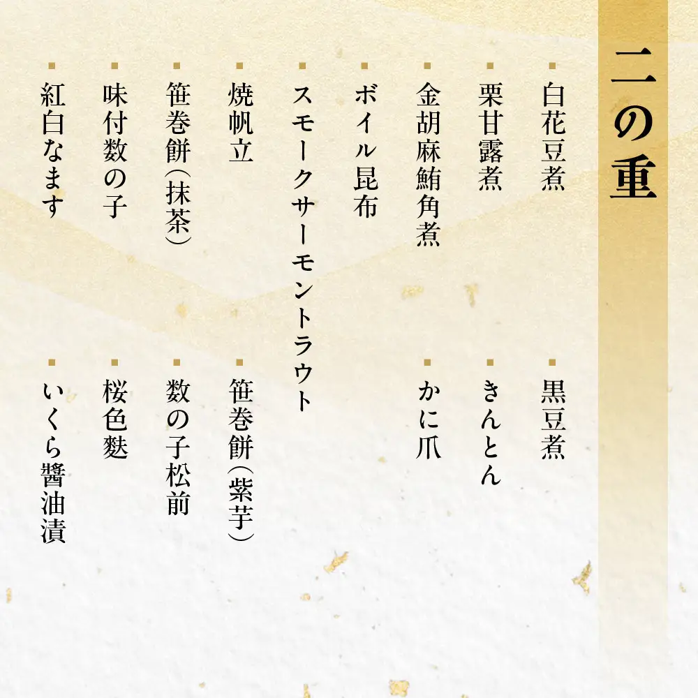 【京都木屋町・温石 左近太郎監修】和のおせち二段重 2～3人前｜京都 老舗 本格和風おせち 人気