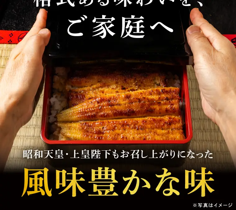 昭和天皇 献上品 うなぎ蒲焼 2人前 計220～230g 鰻亭 水戸老舗 炭火焼き（JO-2）