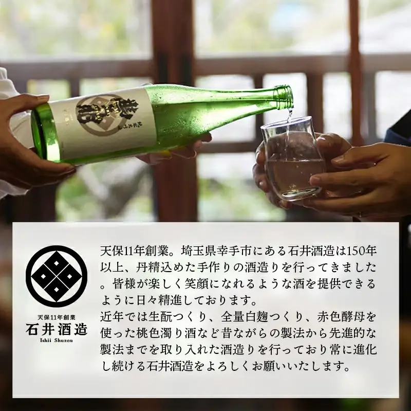 【数量限定】石井酒造　蔵元おすすめセット【純米大吟醸・純米吟醸・純米生原酒】-３本 セット 720ml 飲み比べ おすすめ 石井酒造 IWC 受賞 推し 微発泡 バラエティー セット オススメ さけ武蔵 埼玉県 幸手市