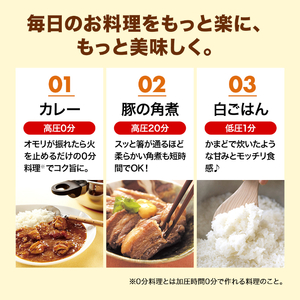 圧力鍋 ゼロ活力なべ 3.0L 日本製 ガスIH対応 圧力鍋