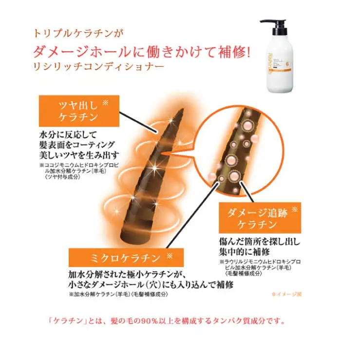 【8本セット】リシリッチ シャンプー ［無添加］＋リシリッチ コンディショナー ［無添加］ 糸島市 / 株式会社ピュール ヘアケア シャンプー [AZA136]