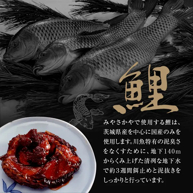 鯉のことこと煮 150g × 6袋 鯉 尾の身 煮物
